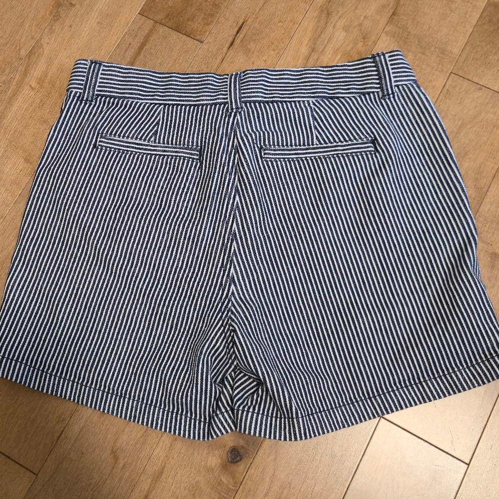 Joe Fresh Striped Denim Shorts - Picture 5 of 5